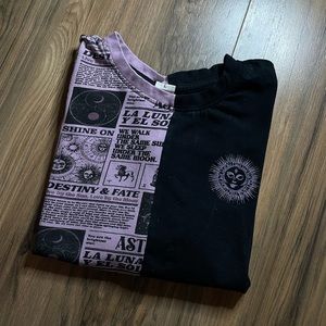 Vibe N’ Half-Pattern Shirt